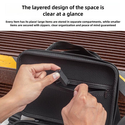 Multifunctional Action Camera Portable Storage Bag, For DJI Osmo Action 6 Black - ORIWHIZCase & BagsDJI & Insta360 AccessoriesOsmo Action Series