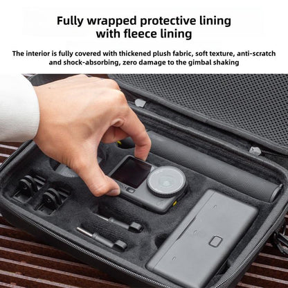 Multifunctional Action Camera Portable Storage Bag, For DJI Osmo Action 6 Black - ORIWHIZCase & BagsDJI & Insta360 AccessoriesOsmo Action Series