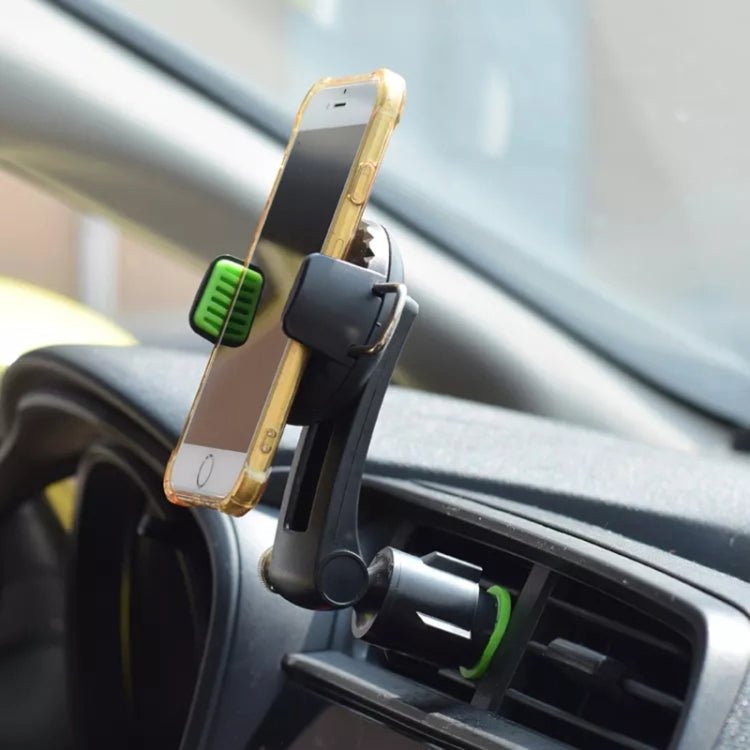 Multifunctional Car Air Conditioner Air Outlet Phone Holder, Air Outlet (Black), Air Outlet (Green) - ORIWHIZ
