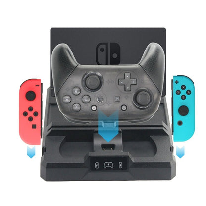 Multifunctional Game Console Handle Charging Base Storage Bracket For Nintendo Switch, S053 - ORIWHIZNintendo AccessoriesNintendo Accessories Charger & PowerToys & Hobbies