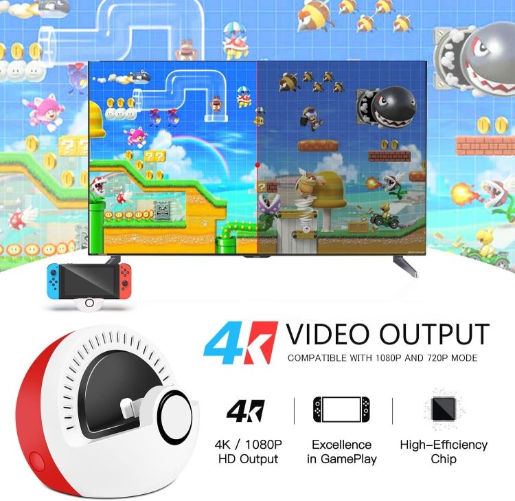 Multifunctional HDMI Charging Base Accessories For Nintendo Switch, Charging Base - ORIWHIZNintendo AccessoriesNintendo Accessories HolderToys & Hobbies