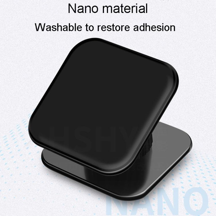 Multifunctional Sticky Car Navigation Holder Automobile Cell Phone Support Bracket, Square Black - ORIWHIZ