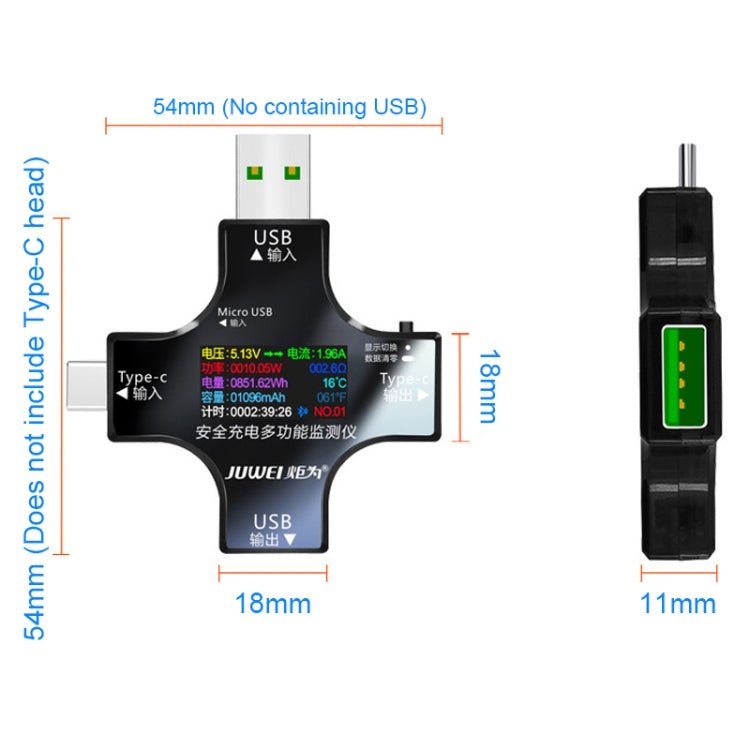 Multifunctional USB Safety Tester, Safety Tester - ORIWHIZ