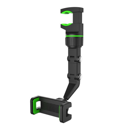 Multifunctional Vehicle - mounted Video Shooting Rearview Mirror Bracket, Green, Grey - ORIWHIZ