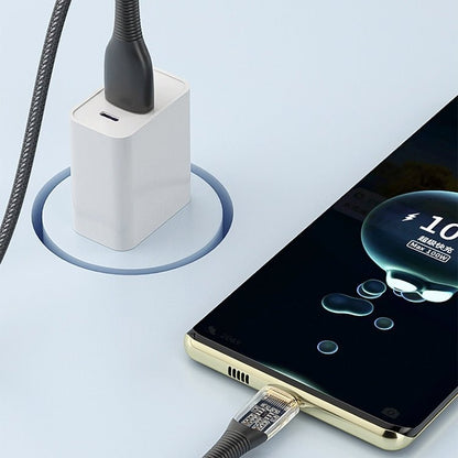 Mutural Li - CC009 1.2m 100W Transparent USB - C / Type - C to Type - C Charging Data Cable, Type - C to Type - C - ORIWHIZ