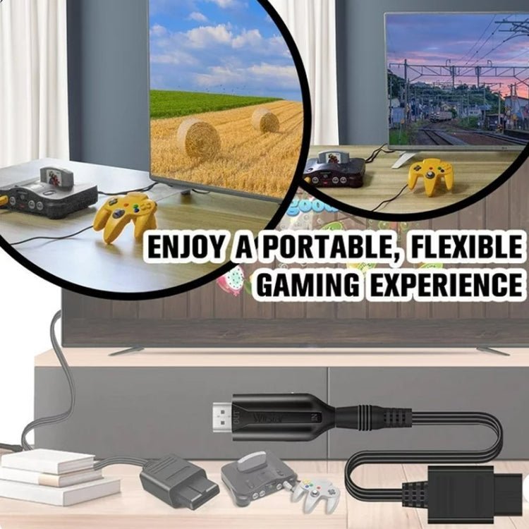 N64 To HDMI Converter For Nintendo Gamecube N64 / SNES / NGC, N64 To HDMI - ORIWHIZNintendo AccessoriesNintendo Accessories AdapterToys & Hobbies