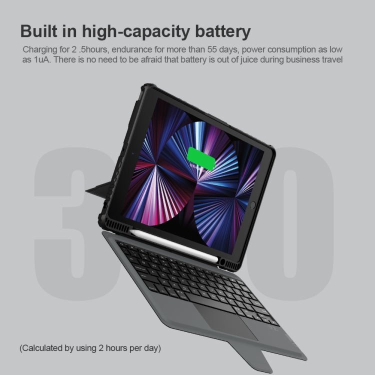 Nillkin Bumper Combo Keyboard Case, For iPad 10.2 2019/2020/2021 - ORIWHIZApple AccessoriesiPad KeyboardiPad Keyboard Universal