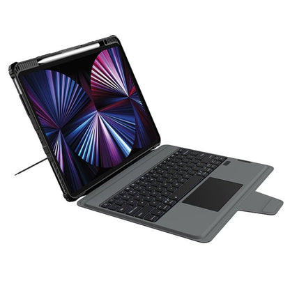Nillkin Bumper Combo Keyboard Case with Backlight, For iPad Pro 13 2024, For iPad Pro 11 2024, For iPad Pro 12.9 2020/2021/2022, For iPad Air 2020 10.9/Air 2022 10.9/Pro 11, For iPad 10th Gen 10.9 2022, For iPad 10.2 2019/2020/2021 - ORIWHIZApple AccessoriesiPad KeyboardiPad Keyboard For iPad Pro