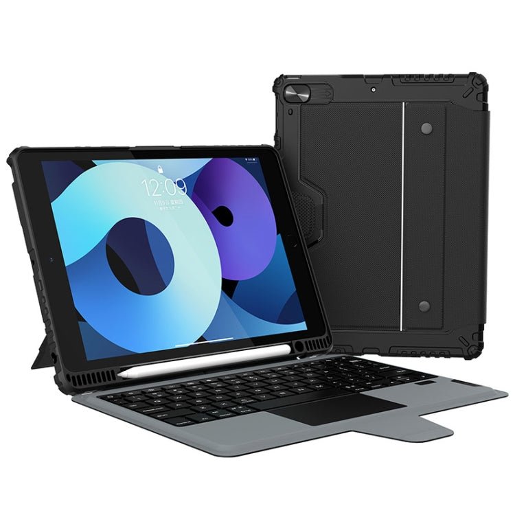 Nillkin Bumper Combo Keyboard Case with Backlight, For iPad Pro 13 2024, For iPad Pro 11 2024, For iPad Pro 12.9 2020/2021/2022, For iPad Air 2020 10.9/Air 2022 10.9/Pro 11, For iPad 10th Gen 10.9 2022, For iPad 10.2 2019/2020/2021 - ORIWHIZApple AccessoriesiPad KeyboardiPad Keyboard For iPad Pro