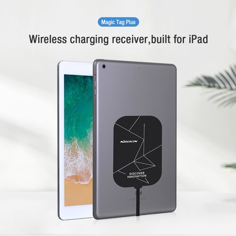 NILLKIN NKR01 For iPad 9.7 / 10.2 inch & iPad Air 10.5 inch & iPad Pro 10.5 inch Long Magic Tag Plus QI Standard Wireless Charging Receiver with 8 Pin Port, 8 Pin Long - ORIWHIZ