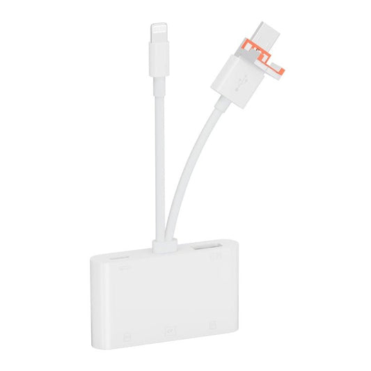 NK - 1011TL Pro USB - C / Type - C, 8 Pin, USB to USB - C / Type - C, USB, CF, TF, SD Card Slot Card Reader Adapter, NK - 1011TL Pro - ORIWHIZ