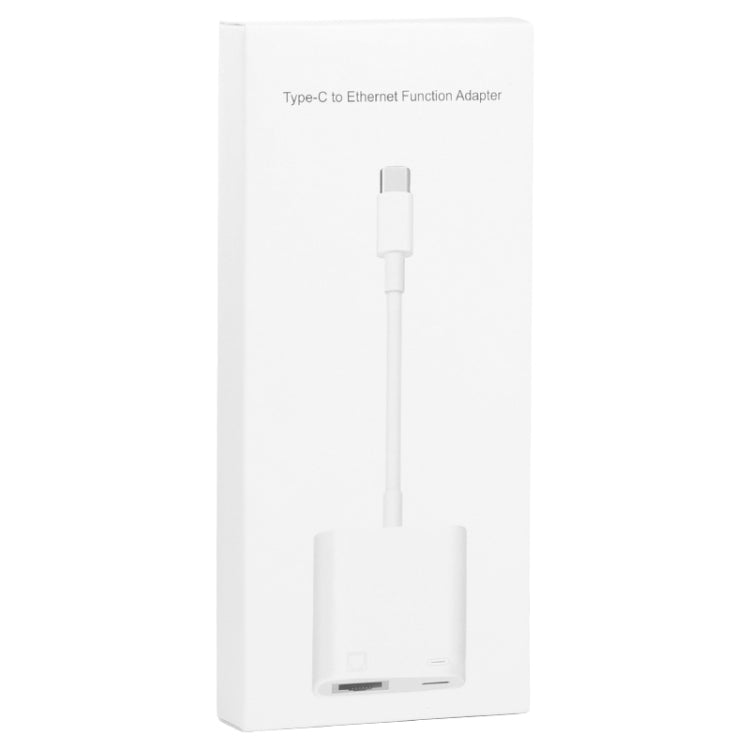 NK - 1035 TC 2 in 1 USB - C / Type - C Male to Ethernet + Type - C Power Female Adapter, NK - 1035 TC - ORIWHIZ