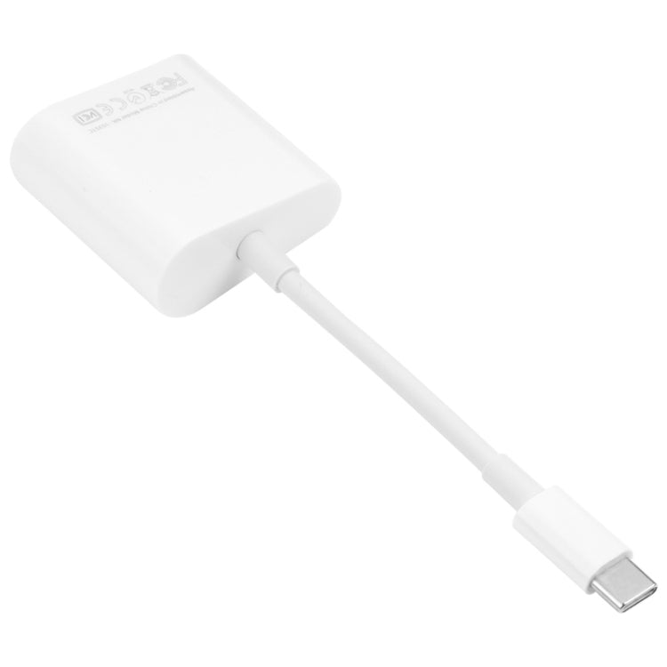NK - 1035 TC 2 in 1 USB - C / Type - C Male to Ethernet + Type - C Power Female Adapter, NK - 1035 TC - ORIWHIZ