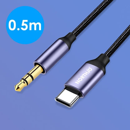 NORTHJO UTM03 Type - C to 3.5mm Audio Aux Jack Headphone Cable, 0.5m, 1m, 1.5m - ORIWHIZ