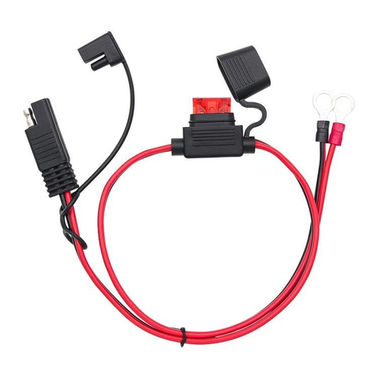 O - Terminal to SAE Power Cable With Fuse Battery Charger Extension Adapter Wire, 60cm - ORIWHIZCar Replacement PartsDIY CablesIn Car
