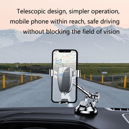 OATSBASF 03513 Phone Car Magnetic Telescopic Bracket Suction Cup Type Navigation Mobile Phone Bracket, 03513 - ORIWHIZ