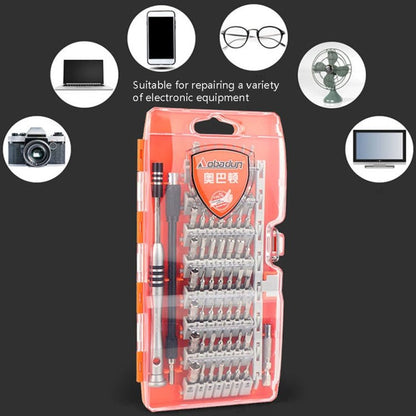 Obadun 9800 58 in 1 Screwdriver Set Manual CRV Batch Mobile Phone Disassembly Glasses Repair Tool, Obadun 9800(Yellow), Obadun 9800(Orange) - ORIWHIZ