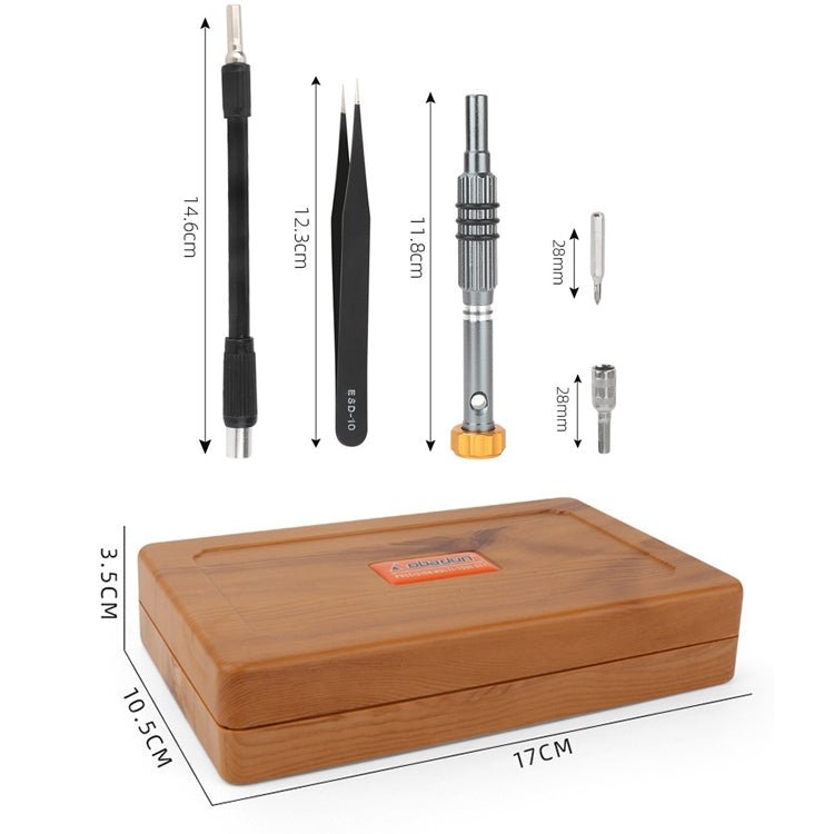 Obadun 9801 68 In 1 Screwdriver Set Manual Batch Glasses Screwdriver Hardware Repair Tool, Obadun 9801 - ORIWHIZ