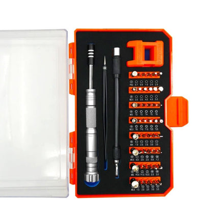 Obadun 9802B 52 in 1 Aluminum Alloy Handle Hardware Tool Screwdriver Set Home Precision Screwdriver Mobile Phone Disassembly Tool, Obadun 9802B(Orange), Obadun 9802B(Yellow) - ORIWHIZ