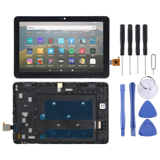 OEM LCD Screen For Amazon Kindle Fire HD 8 Plus/HD 8 2020/Kids 10th gen Digitizer Full Assembly with Frame, For Amazon Kindle Fire HD 8 Plus/HD 8 2020 - ORIWHIZ