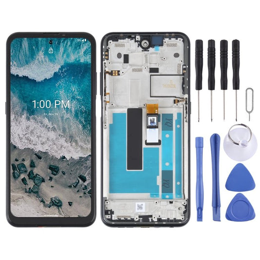 OEM LCD Screen For Nokia X100 Digitizer Full Assembly with Frame, For Nokia X100 - ORIWHIZ