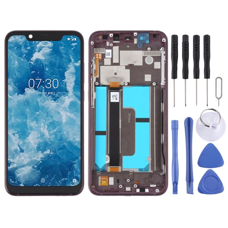 OEM LCD Screen For Nokia X7 / 8.1 / 7.1 Plus Digitizer Full Assembly with Frame - ORIWHIZ