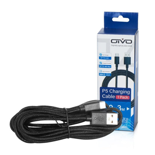 OIVO IV - P5229 3m 1A USB Type - C Charging Data Cable for PS5 / Switch Pro / Xbox Series, IV - P5229 - ORIWHIZOIVOSony AccessoriesSony Accessories Charger & Power