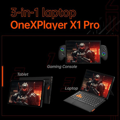 ONE - NETBOOK OneXPlayer X1 Pro 10.95 inch Handheld Game Console, Windows 11 AMD Ryzen AI 9 HX 370, 32GB+1TB, 32GB+2TB, 64GB+2TB, 64GB+4TB - ORIWHIZONE - NETBOOKPocket ConsolePocket Console & Accessories