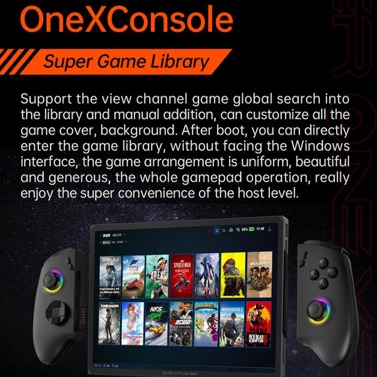 ONE - NETBOOK OneXPlayer X1 Pro 10.95 inch Handheld Game Console, Windows 11 AMD Ryzen AI 9 HX 370, 32GB+1TB, 32GB+2TB, 64GB+2TB, 64GB+4TB - ORIWHIZONE - NETBOOKPocket ConsolePocket Console & Accessories