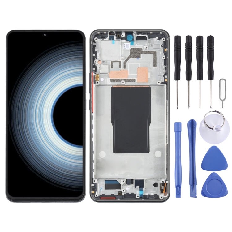 Original AMOLED LCD Screen For Xiaomi Redmi K50 Ultra / 12T / 12T Pro Digitizer Full Assembly with Frame, For Xiaomi Redmi K50 Ultra / 12T / 12T Pro (Original) - ORIWHIZ