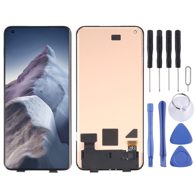 Original AMOLED Material LCD Screen and Digitizer Full Assembly for Xiaomi Mi 11 Ultra / Mi 11 Pro M2102K1G M2102K1C M2102K1AC, For Xiaomi Mi 11 Ultra(Original) - ORIWHIZ