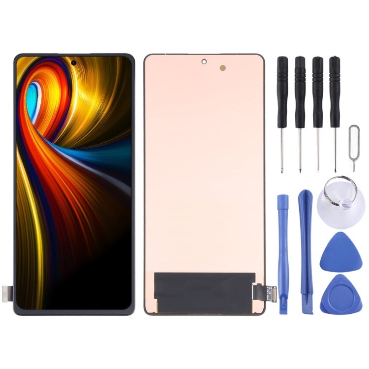 Original AMOLED Material LCD Screen and Digitizer Full Assembly for Xiaomi Poco F3 GT MZB09C6IN M2104K10I, For Xiaomi Poco F3 GT (Original) - ORIWHIZ