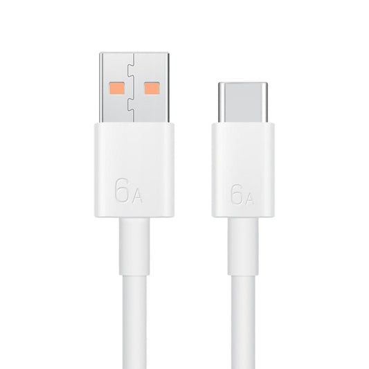 Original Huawei CC790 USB Type - A to USB - C / Type - C Interface 6A Data Cable, Cable Length: 1m - ORIWHIZ