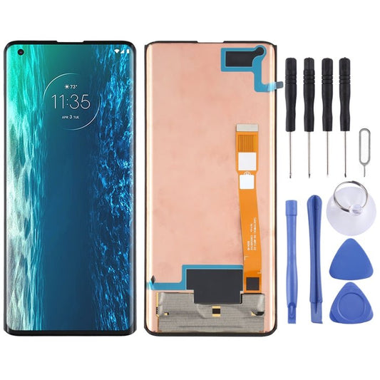 Original LCD Screen and Digitizer Full Assembly for Motorola Edge / Edge+ XT2063 - 3, For Motorola Edge - ORIWHIZ
