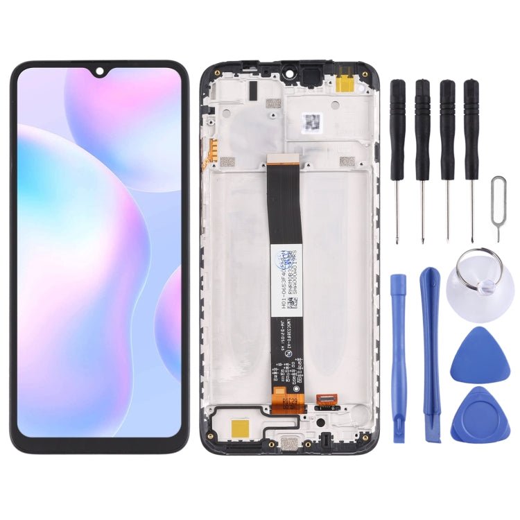 Original LCD Screen and Digitizer Full Assembly with Frame for Xiaomi Redmi 9A / Redmi 9C / Redmi 9C NFC / Redmi 9AT / Redmi 9i / Redmi 9 Activ / Poco C31 / Redmi 10A, For Xiaomi Redmi 9A / Redmi 9C(Original) - ORIWHIZ
