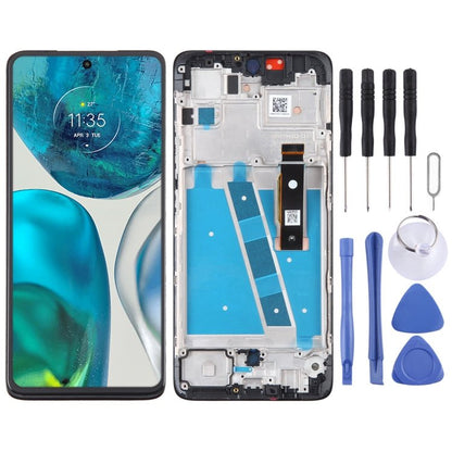 Original LCD Screen For Motorola Moto G52 Digitizer Full Assembly With Frame - ORIWHIZ