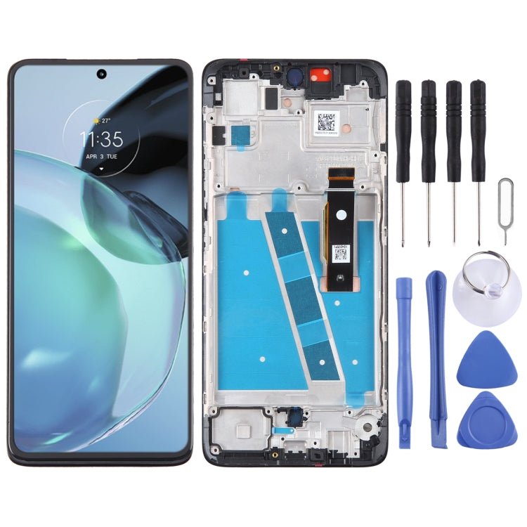 Original LCD Screen For Motorola Moto G72 Digitizer Full Assembly With Frame - ORIWHIZ