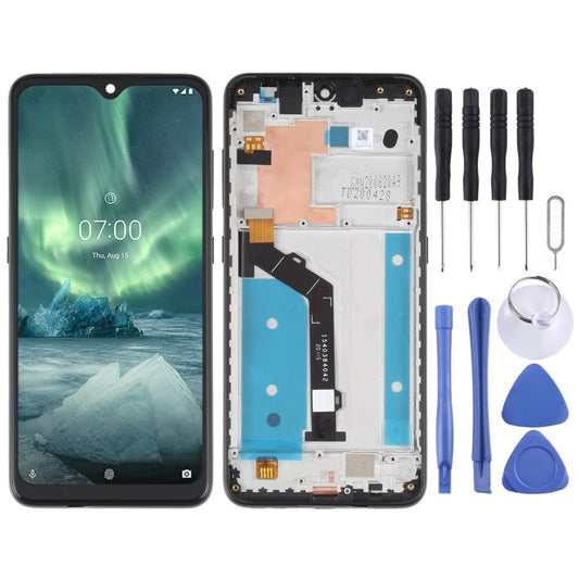 Original LCD Screen For Nokia 7.2 / 6.2 Digitizer Full Assembly with Frame, For Nokia 7.2 / 6.2 - ORIWHIZ