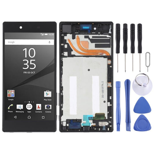 Original LCD Screen For Sony Xperia Z5 Premium E6853 Digitizer Full Assembly with Frame, For Sony Xperia Z5 Premium(Original) - ORIWHIZ