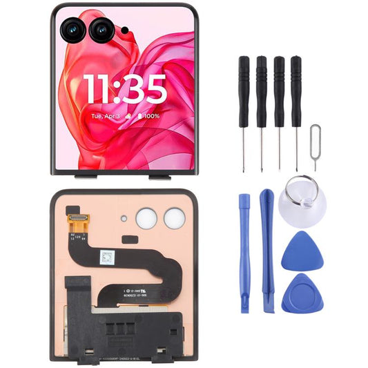 Original LCD Secondary Screen with Digitizer Full Assembly, For Motorola Razr 50 Ultra, For Motorola Razr 40 Ultra - ORIWHIZ