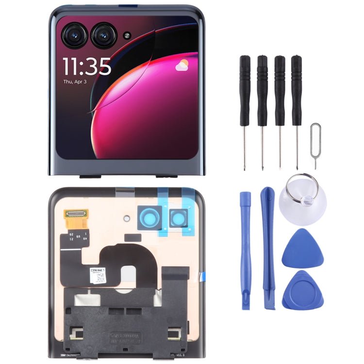 Original LCD Secondary Screen with Digitizer Full Assembly, For Motorola Razr 50 Ultra, For Motorola Razr 40 Ultra - ORIWHIZ