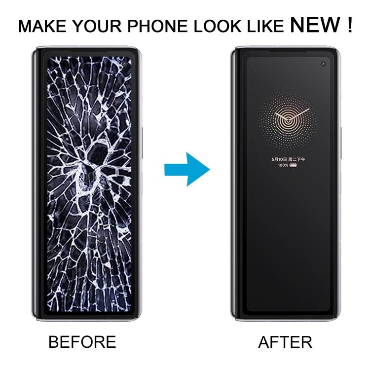Original OLED Material LCD Secondary Screen and Digitizer Full Assembly for Xiaomi Mi Mix Fold, For Xiaomi Mi Mix Fold (Secondary Screen) - ORIWHIZ