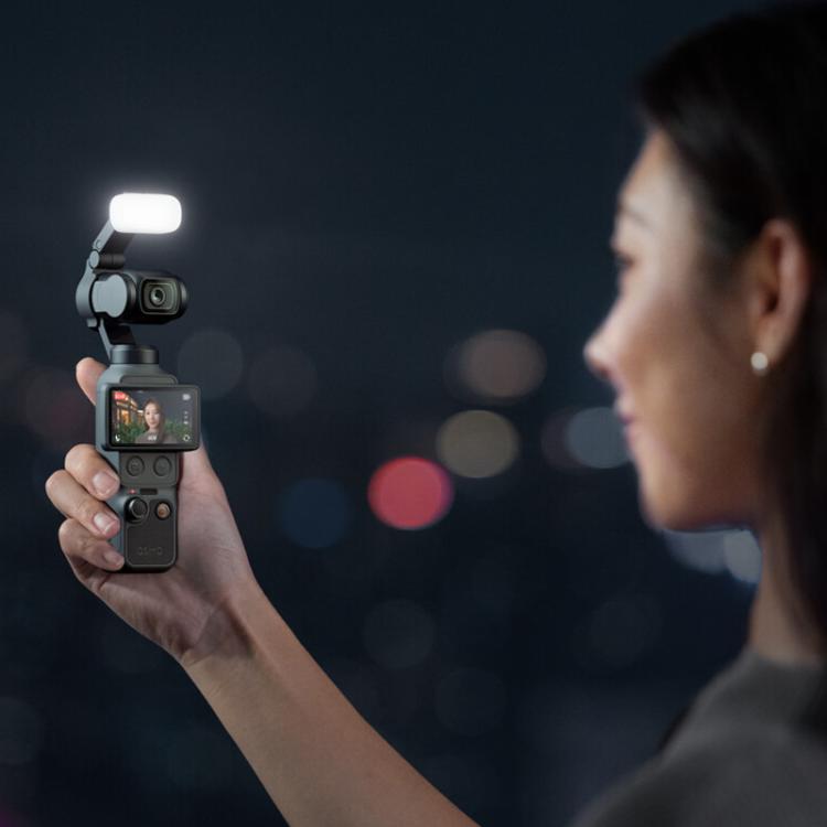 Original Osmo Pocket 4 Fill Light Adjustable 3 Color Temperatures & Brightness Video Light - ORIWHIZDJIDJI & Insta360 AccessoriesOsmo Pocket Accessories