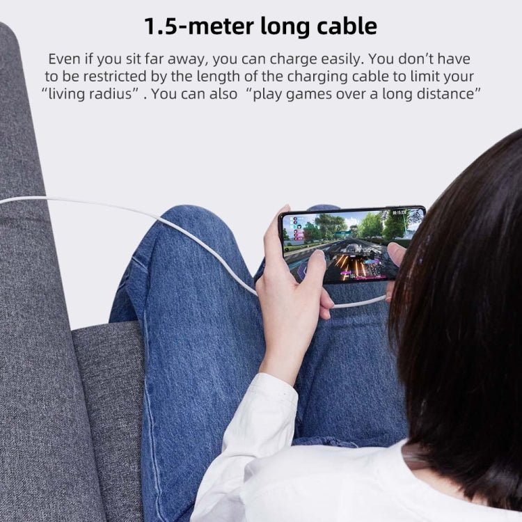 Original Xiaomi 6A USB to USB - C / Type - C 90 Degree Elbow Fast Charging Data Cable, Length: 1.5m, 6A, Length: 1.5m - ORIWHIZ