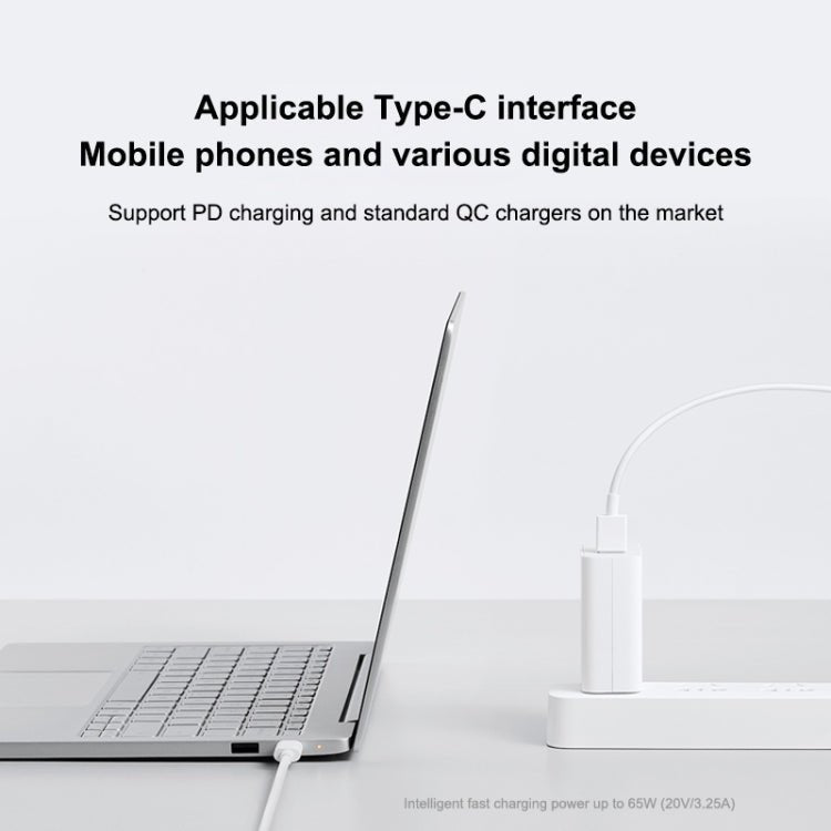 Original Xiaomi 6A USB to USB - C / Type - C Fast Charging Data Cable, Length: 1m, 6A, Length: 1m - ORIWHIZ