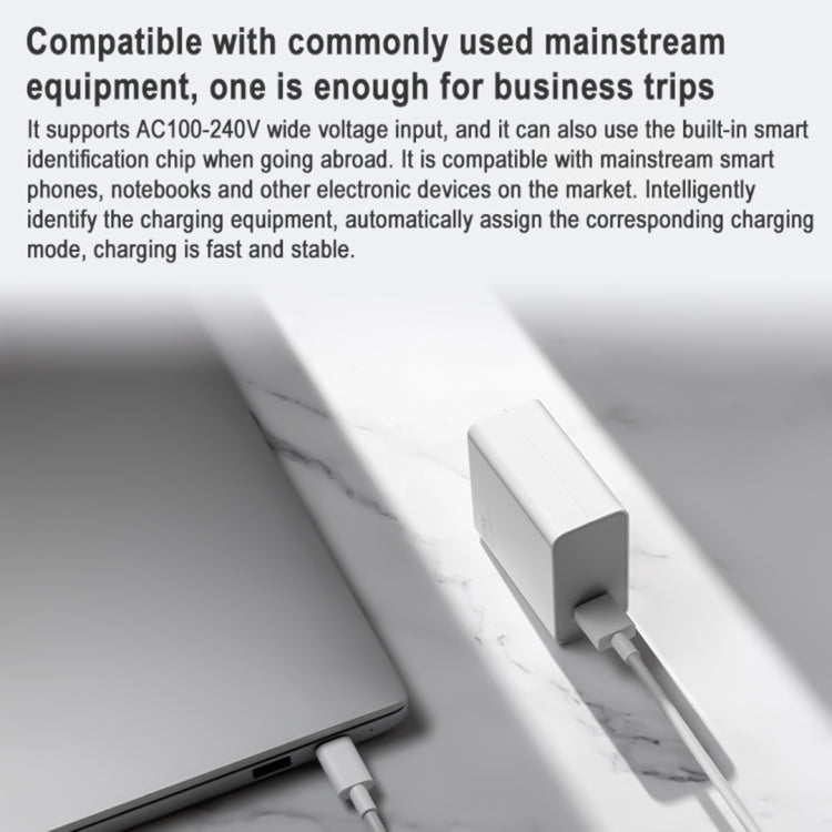 Original Xiaomi MDY - 12 - ES 67W USB Port Quick Charging Wall Charger + Type - C Cable, US Plug, MDY - 12 - ES - ORIWHIZ