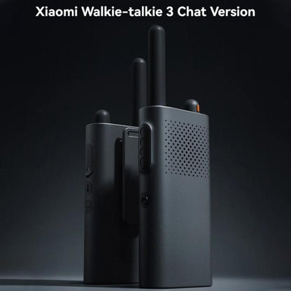 Original Xiaomi Walkie Talkie 3 Chat Version Support 1 - 5km Intercom Distance, APP Writing Frequency, Walkie Talkie 3 Chat Version - ORIWHIZConsumer ElectronicsHandheld Walkie TalkieWalkie Talkie