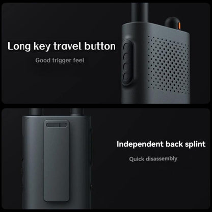 Original Xiaomi Walkie Talkie 3 Chat Version Support 1 - 5km Intercom Distance, APP Writing Frequency, Walkie Talkie 3 Chat Version - ORIWHIZConsumer ElectronicsHandheld Walkie TalkieWalkie Talkie