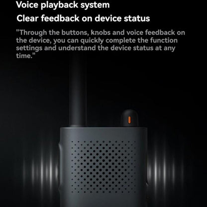 Original Xiaomi Walkie Talkie 3 Chat Version Support 1 - 5km Intercom Distance, APP Writing Frequency, Walkie Talkie 3 Chat Version - ORIWHIZConsumer ElectronicsHandheld Walkie TalkieWalkie Talkie