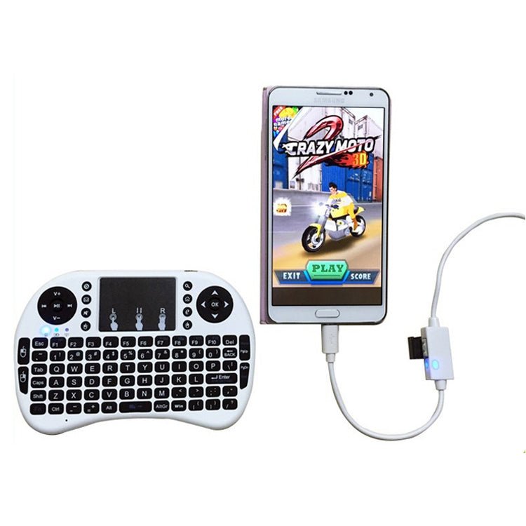 OTG - Y - 03 USB 2.0 Male to Micro USB Male + USB Female OTG Charging Data Cable for Android Phones / Tablets with OTG Function, with Switch, Length: 1.1m, with Switch Length: 1.1m - ORIWHIZ